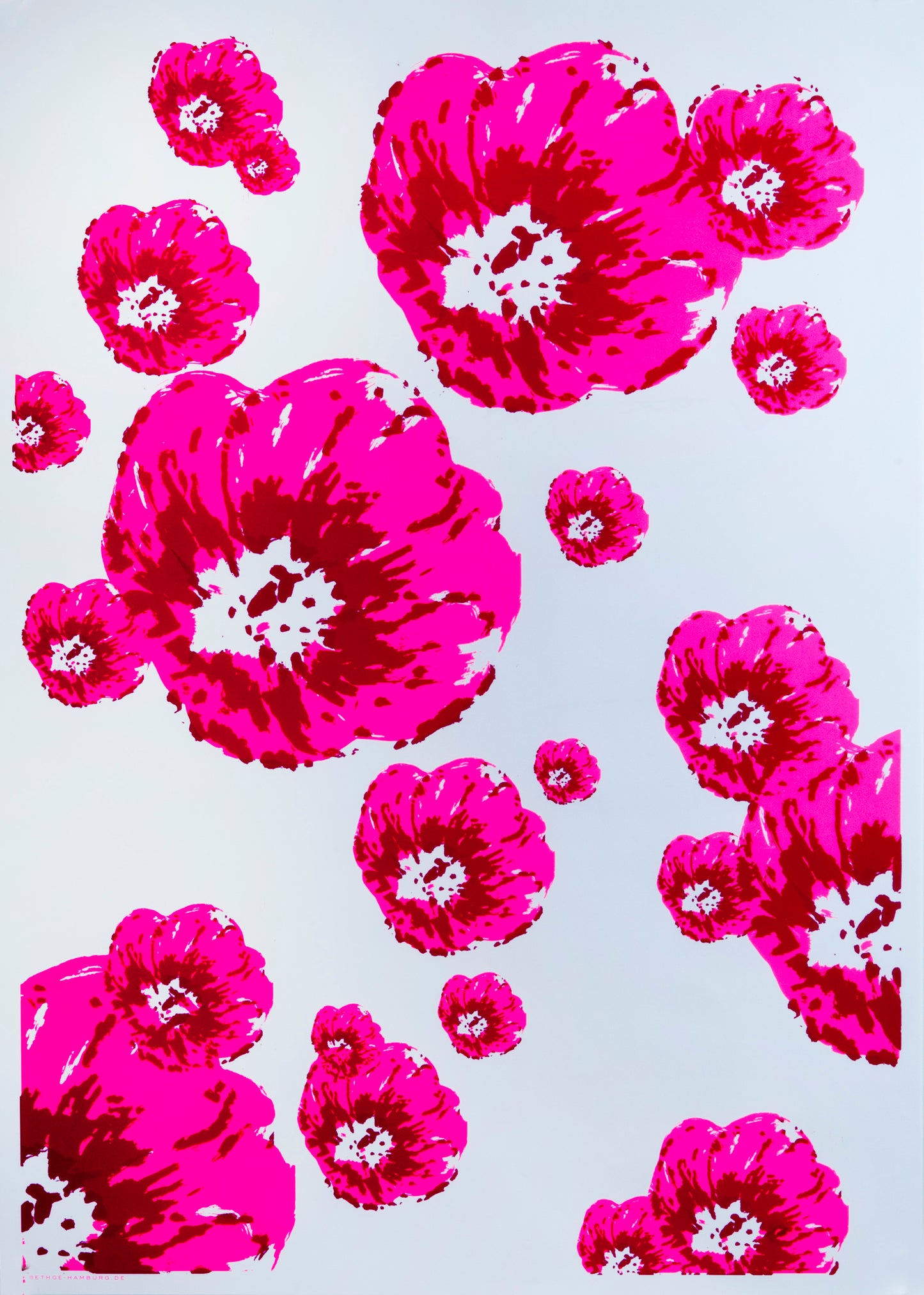 Gift wrap all seasons - Corn Poppy Pink