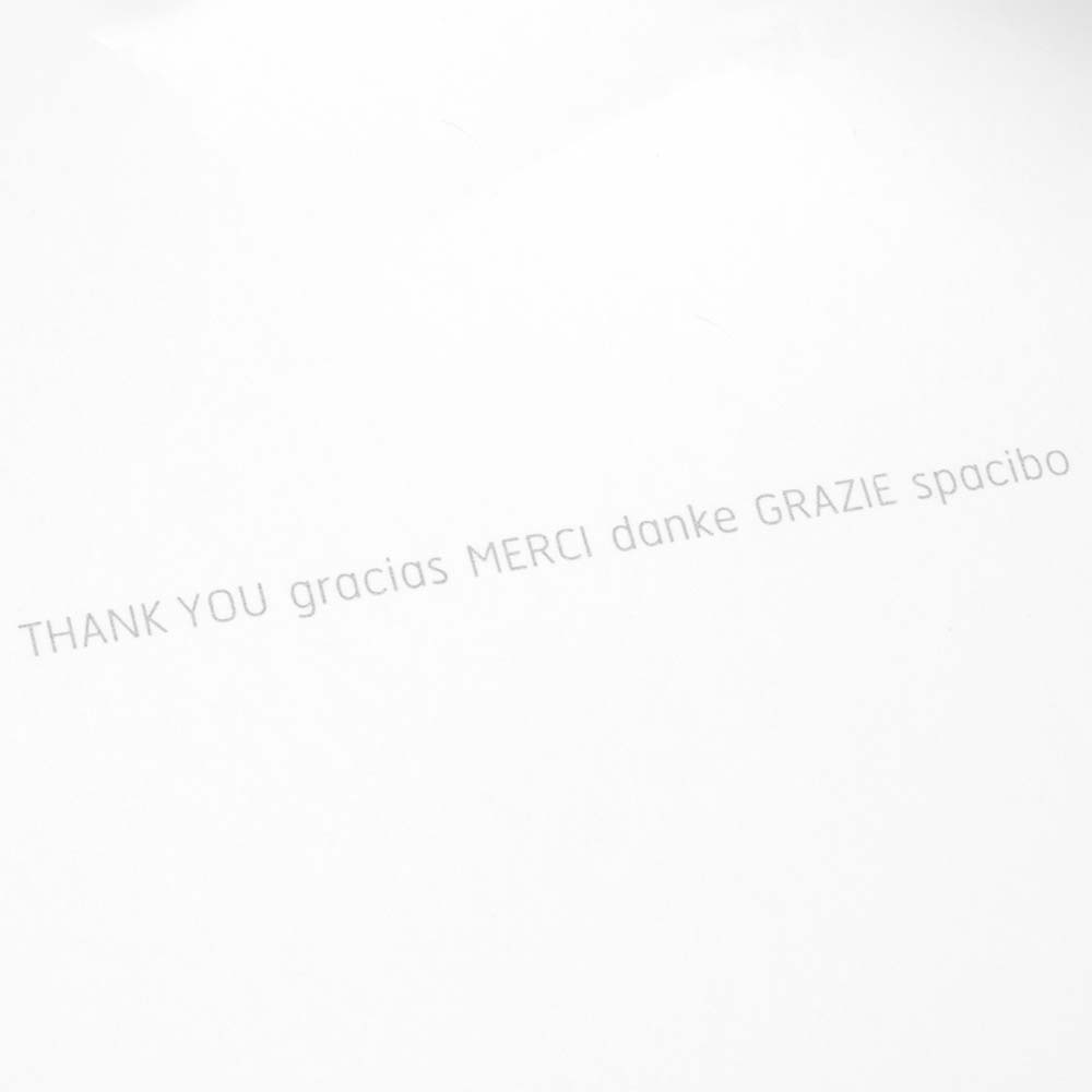 Thank you Greeting Card - Thank you Multilingual