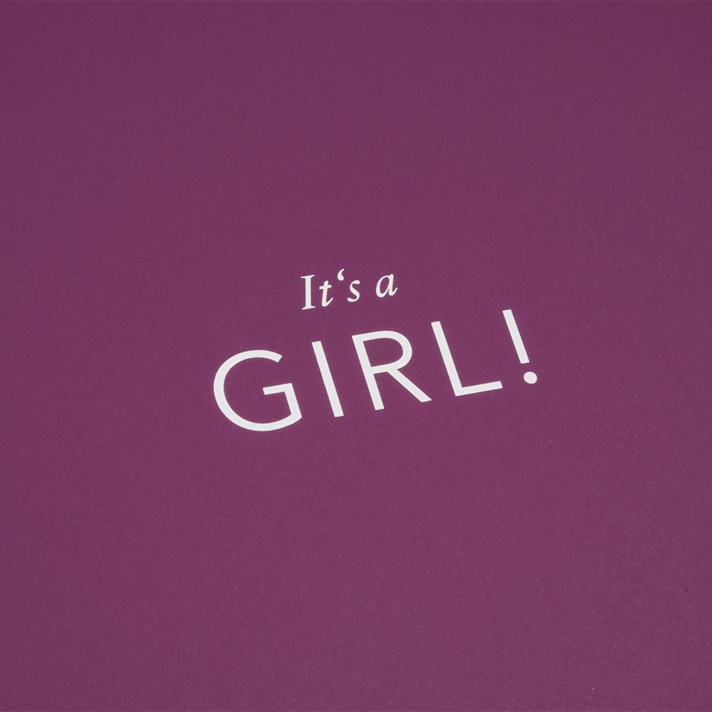 Birth/Baby Greeting Card - "It's a Girl!"