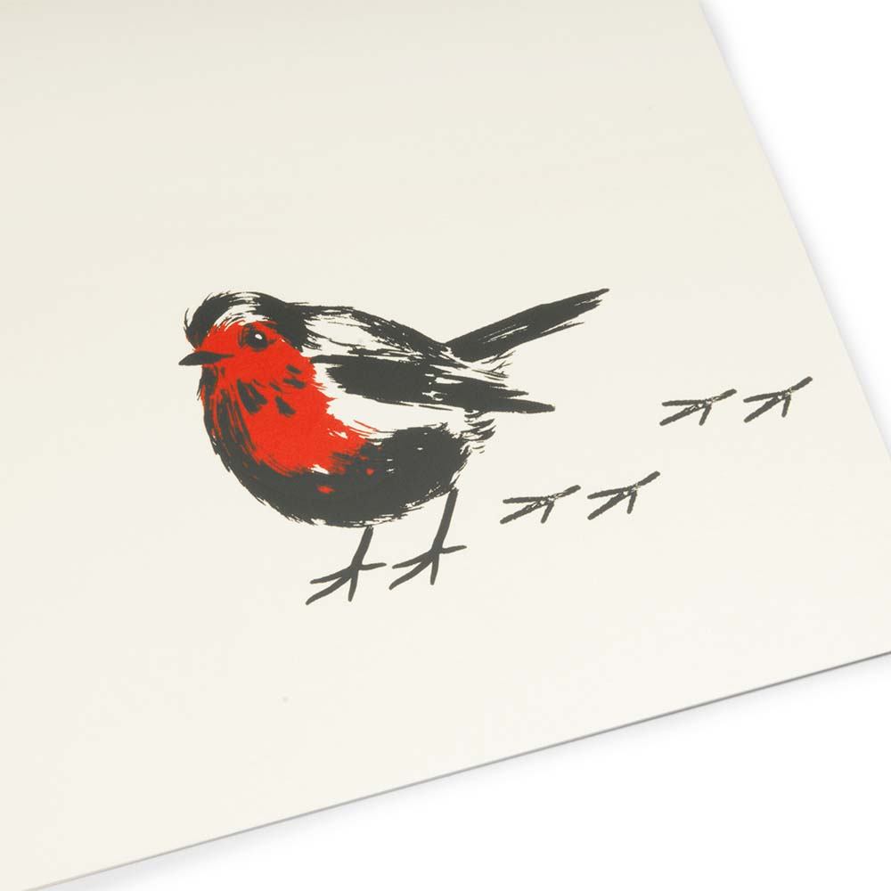 Animal Greeting Card - Robin
