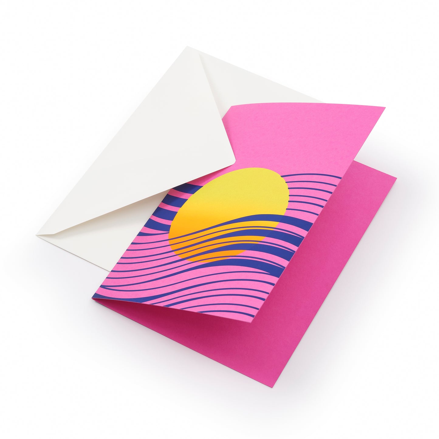 Artful Greeting Card - "Waves"
